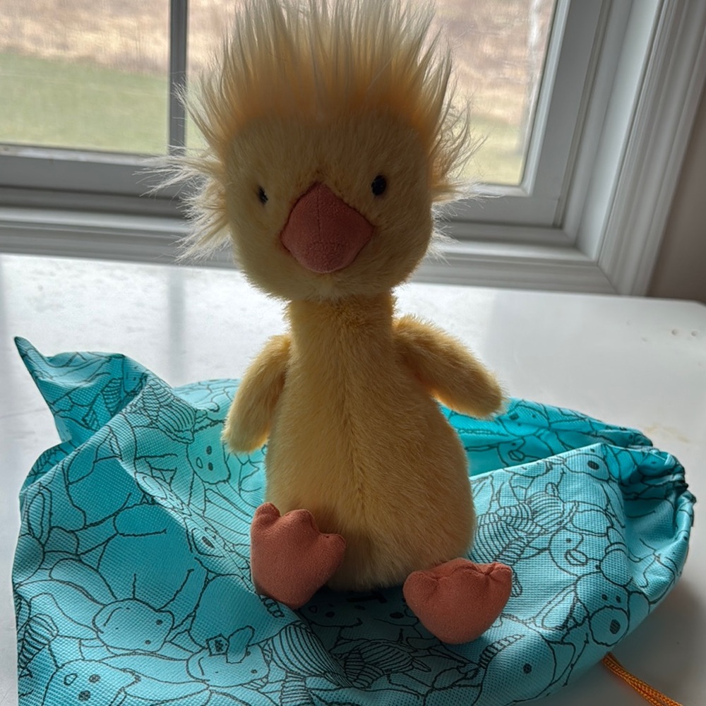 Yellow Plush Duck Toy